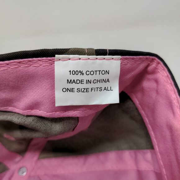 Paramount Outdoors Women's Strapback Hat Green Camo OSFA Camolicious Logo - Picture 9 of 10